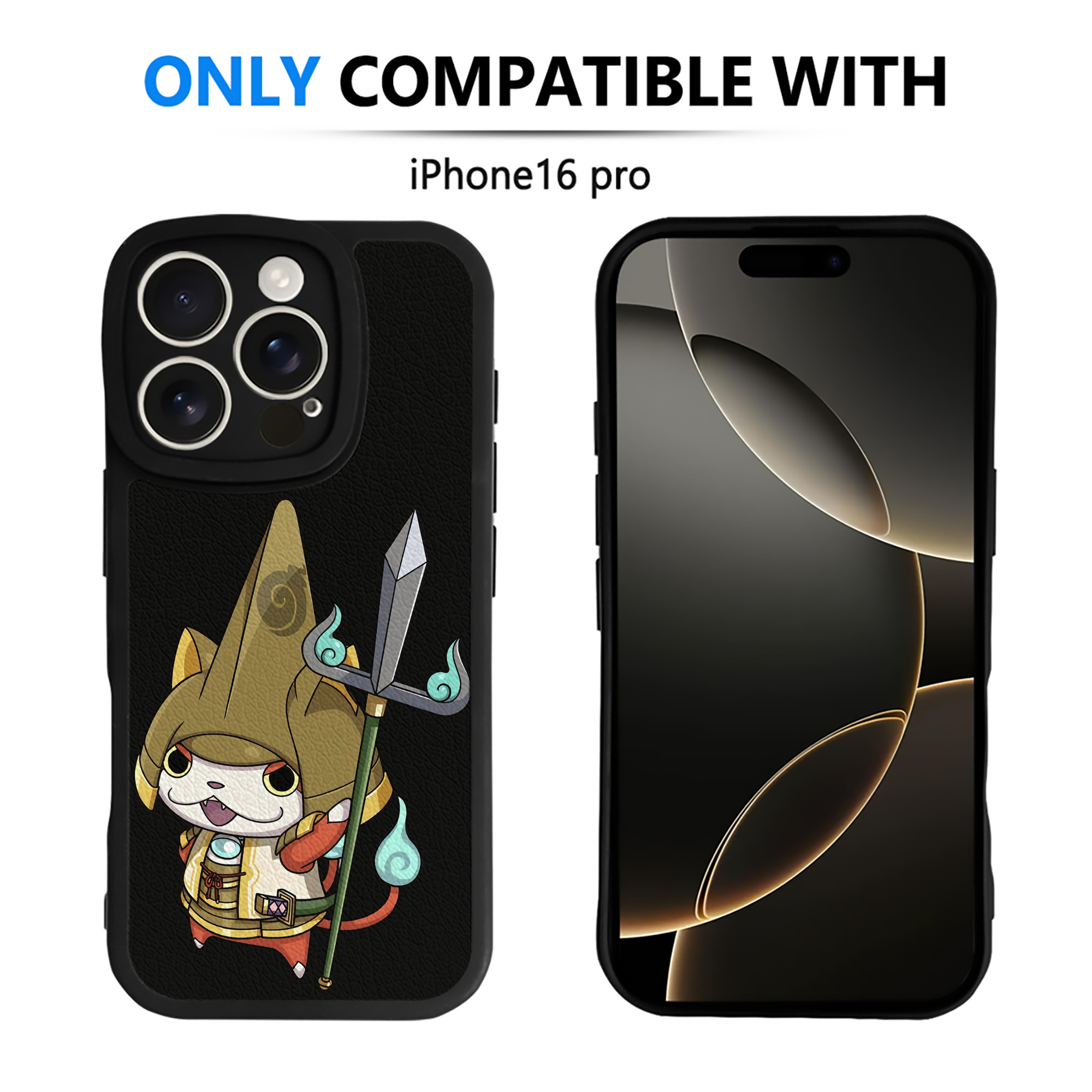 （画像用） 妖怪ウォッチ Yo-kai Watch 【iPhone 16シリーズ対応】シリコンスマホケース（レザー調） 材質：シリコン